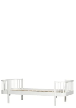 Einzelbett 'Wood Original' Weiß 200 x 90 cm