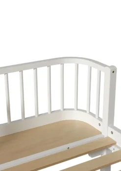 Einzelbett 'Wood Original' Weiß 200 x 90 cm