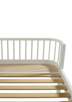 Einzelbett 'Wood Original' Weiß 200 x 90 cm