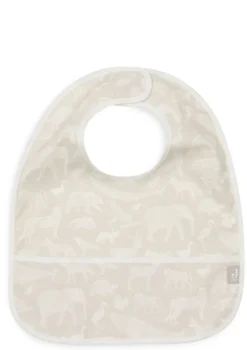 2er-Set Lätzchen 'Animals' Nougat