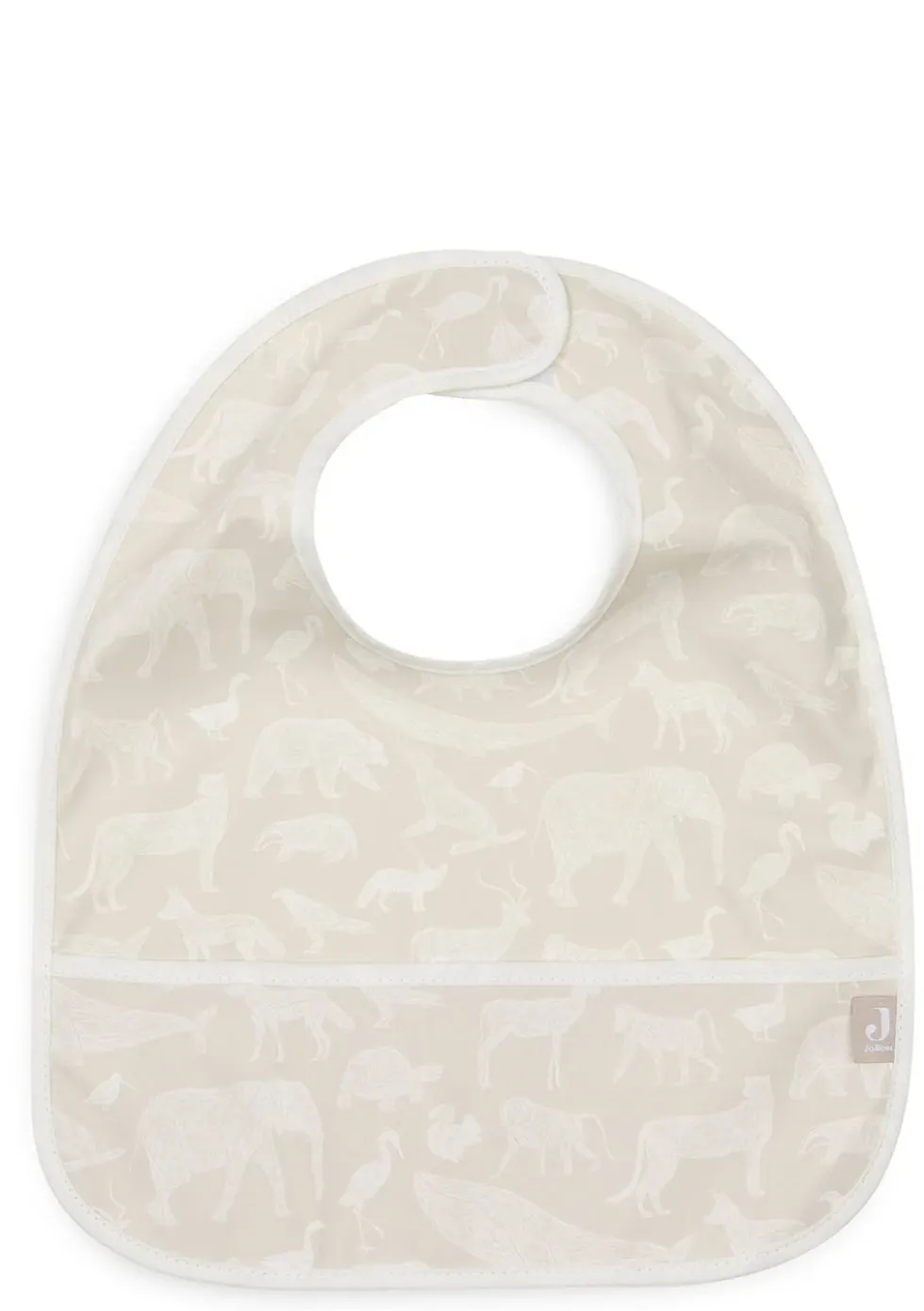 2er-Set Lätzchen 'Animals' Nougat