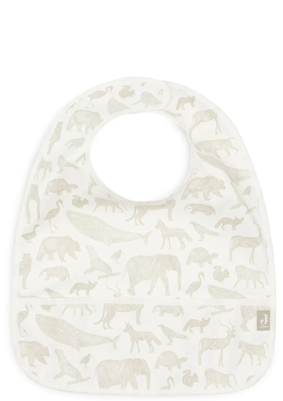 2er-Set Lätzchen 'Animals' Olive Green