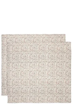 2er-Set Mulltücher Retro Flowers 115 x 115 cm