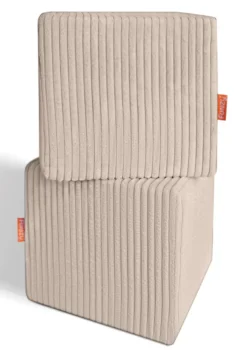 4er-Set Spiel-Elemente 'Cubes' Cord Creme Beige