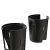 2er-Set Becherhalter schwarz