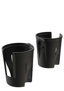 2er-Set Becherhalter schwarz