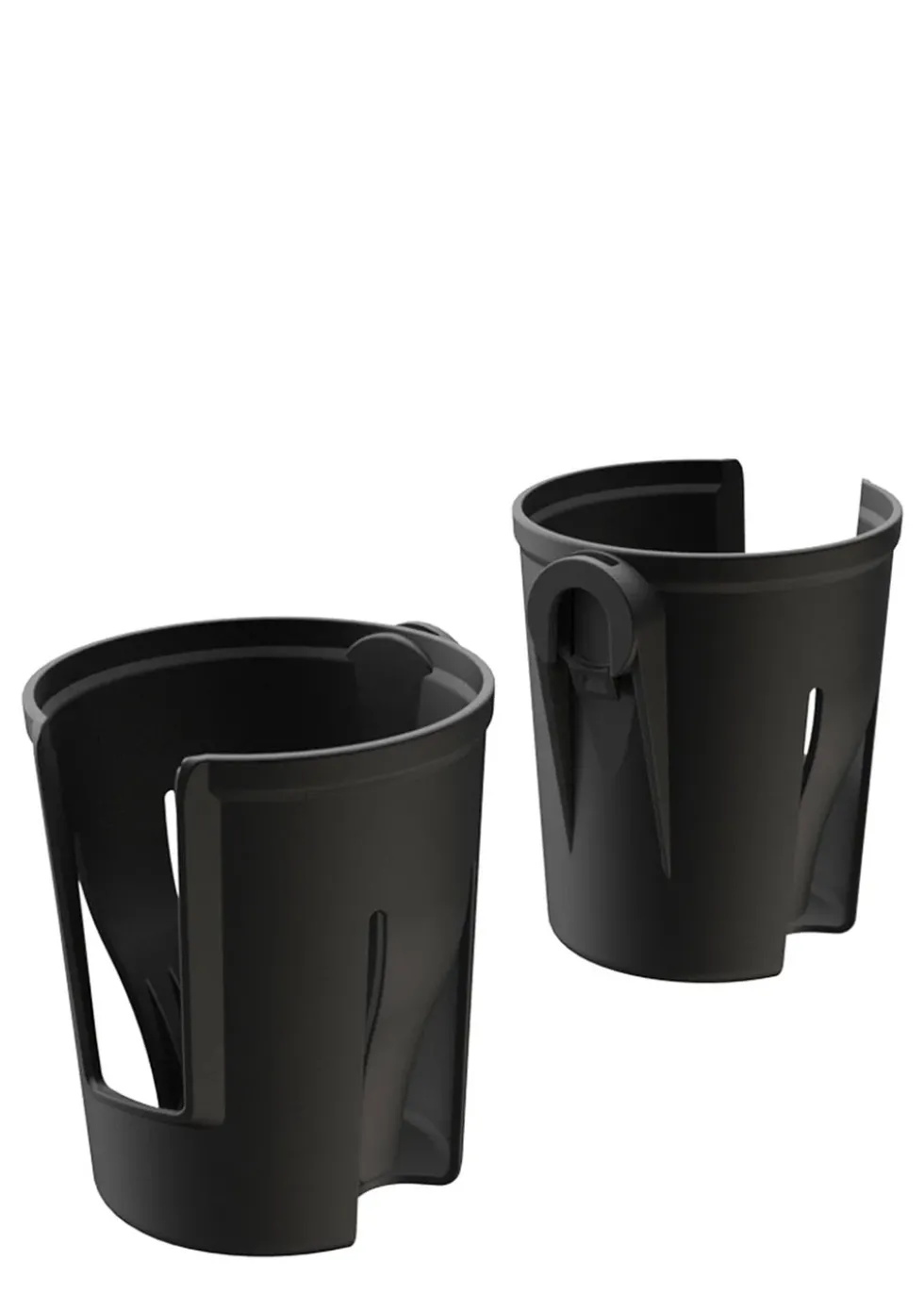 2er-Set Becherhalter schwarz