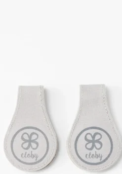 2er-Set Magnet-Clips Leder Beige
