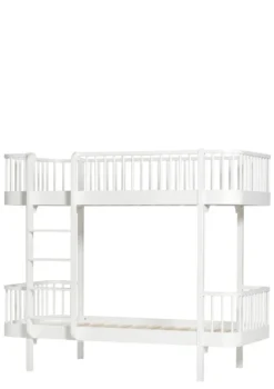 Etagenbett 'Wood Original' weiß 200 x 90 cm