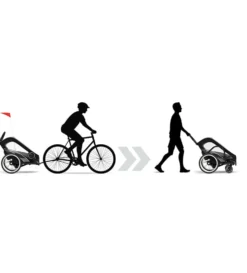 Fahrradanhänger 'ZENO Bike' All Black