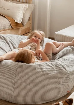 Family Sitzsack XXL Cord Koala Grau