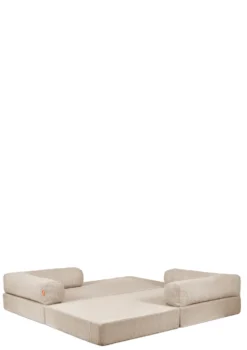 Family Sofa Cord Creme Beige