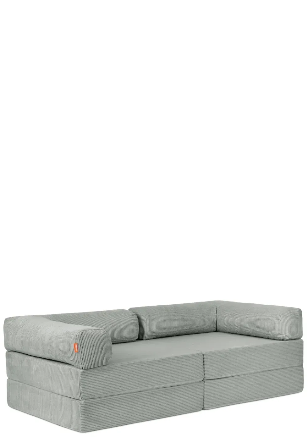 Family Sofa Cord Salbei Grün