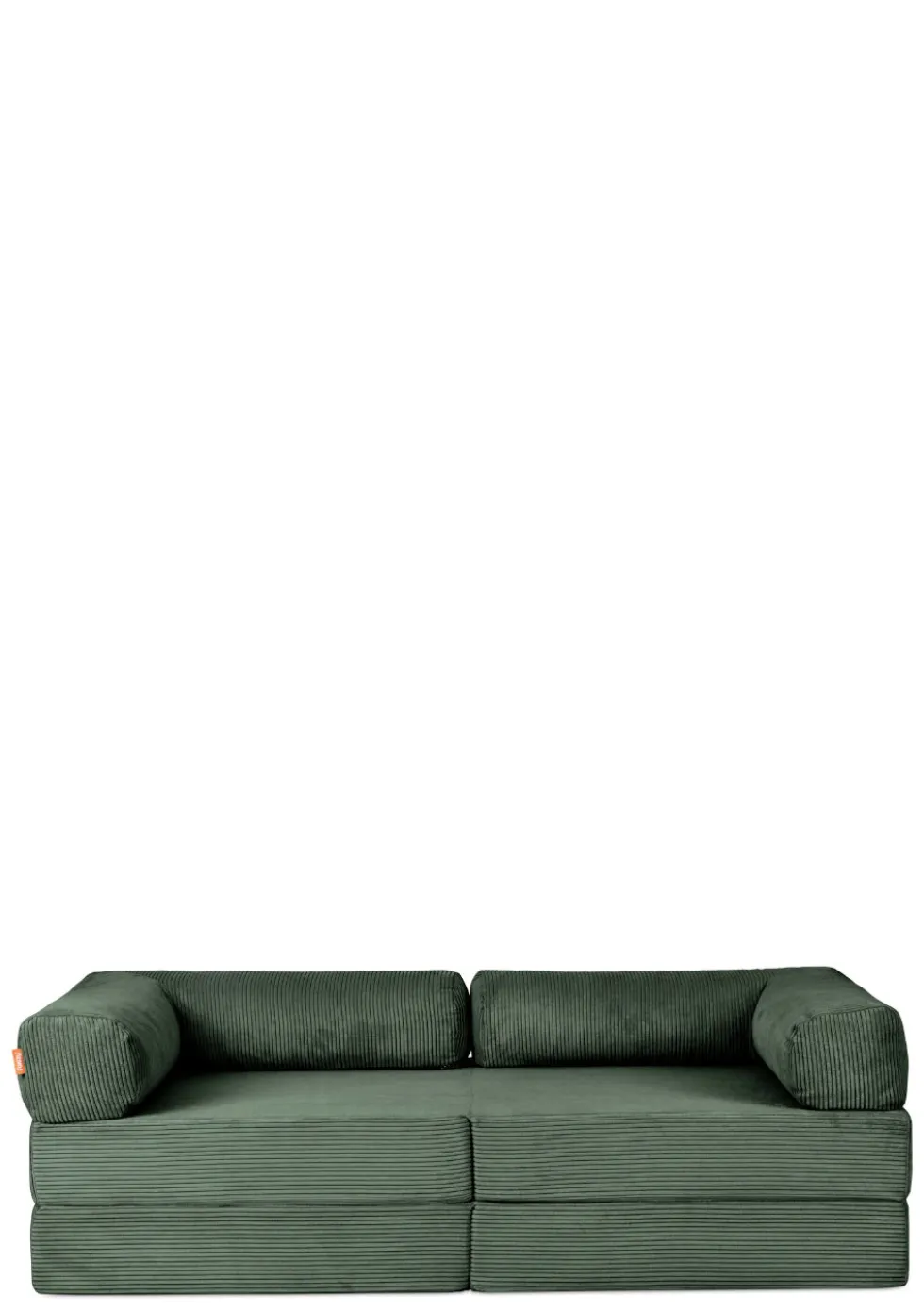 Family Sofa Cord Tannen Grün