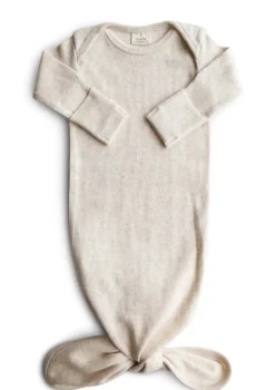 geknotetes Babykleid Beige mélange