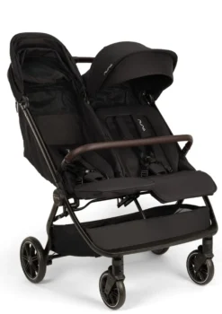 Geschwisterbuggy 'TRVL dubl' Caviar