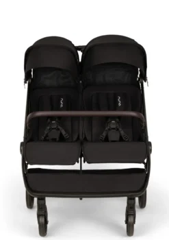 Geschwisterbuggy 'TRVL dubl' Caviar