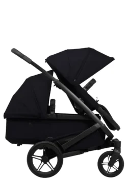 Geschwister-Kinderwagen-Set 'Geo5 Double' Space Black