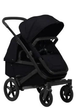 Geschwister-Kinderwagen-Set 'Geo5 Double' Space Black