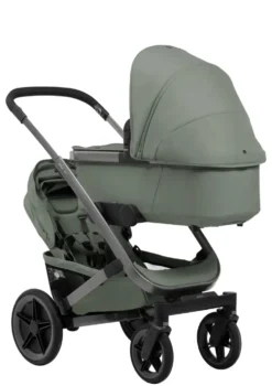 Geschwister-Kinderwagen-Set 'Geo5 Double' Sage Green