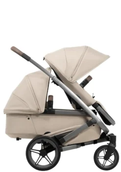 Geschwister-Kinderwagen-Set 'Geo5 Double' Sandy Taupe