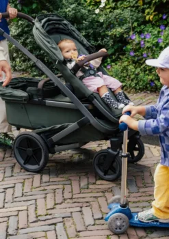 Geschwister-Kinderwagen-Set 'Geo5 Double' Hazel Brown