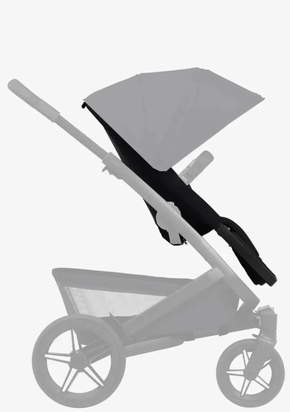 Geschwister-Sitz für Kinderwagen 'Geo3/5' Space Black