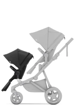 Geschwister-Sitz 'Sleek 2' Black