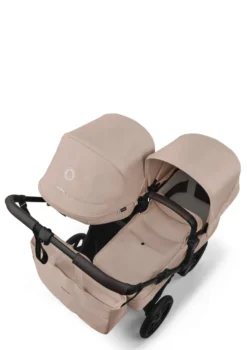 Geschwisterwagen-Set 'Donkey 6 Double' Desert Taupe Mélange