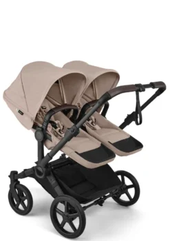 Geschwisterwagen-Set 'Donkey 6 Double' Desert Taupe Mélange
