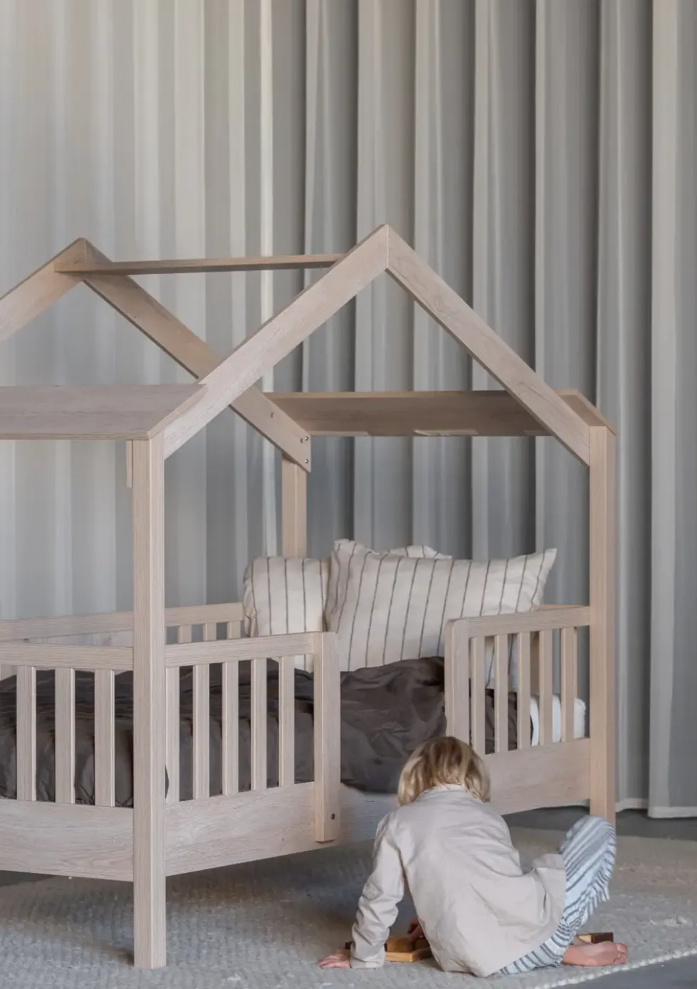 Hausbett 'Chalet' Natural Ash 200 x 90 cm