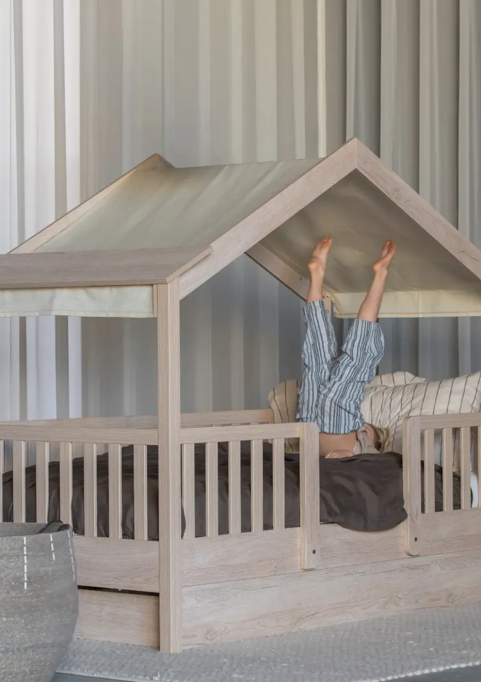 Hausbett 'Chalet' Natural Ash 200 x 90 cm