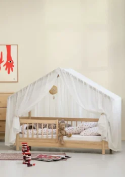 Hausbett 'Wood Mini+' Eiche 162 x 68 cm