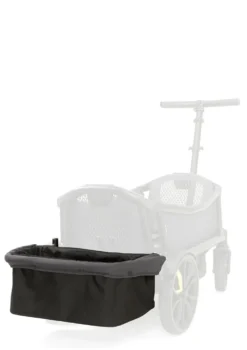 Hecktasche dunkelgrau / schwarz