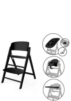 Hochstuhl 'Click & Fold' 4-in-1 Set Stunning Black