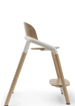 Hochstuhl 'Giraffe' neutrales Holz / Weiß