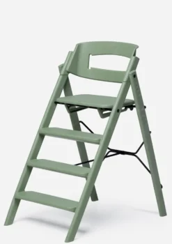 Hochstuhl 'Klapp' Recycelter Kunststoff Mineral Green