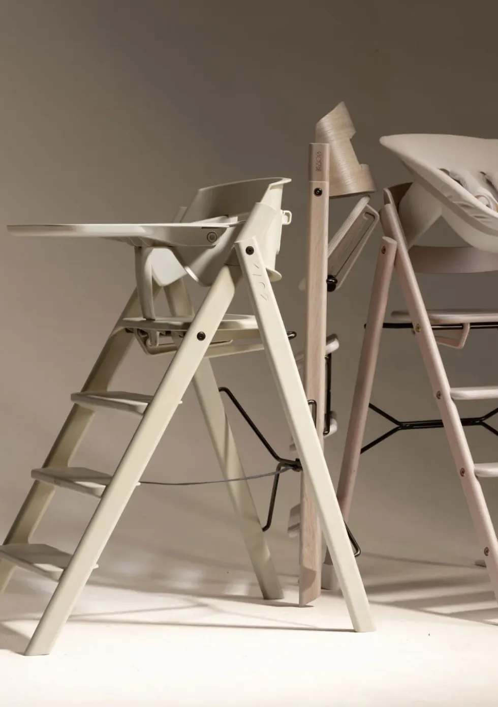 Hochstuhl 'Klapp' Recycelter Kunststoff Desert Sand