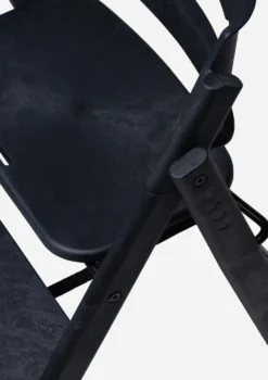 Hochstuhl 'Klapp' Recycelter Kunststoff Charcoal Black