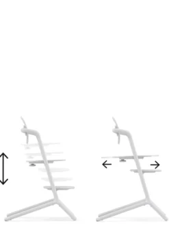 Hochstuhl 'Lemo' 4-in-1 Set All White / White
