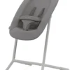 Hochstuhl 'Lemo' 4-in-1 Set Suede Grey / Mid Grey