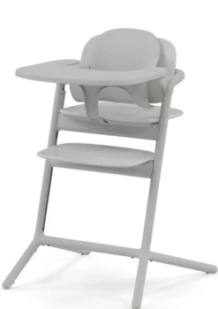 Hochstuhl 'Lemo' 4-in-1 Set Suede Grey / Mid Grey