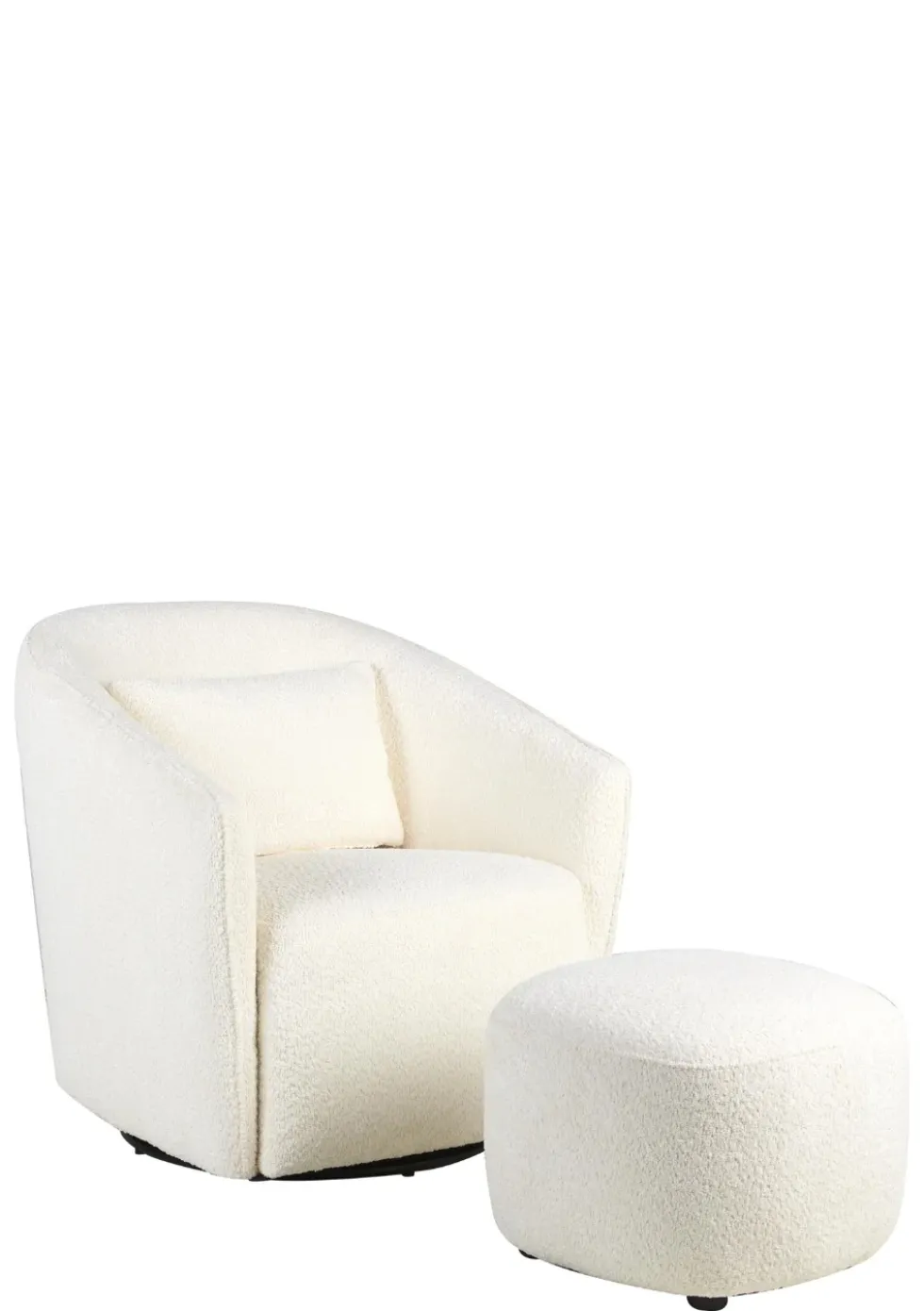 Hocker 'Gomi' Cream