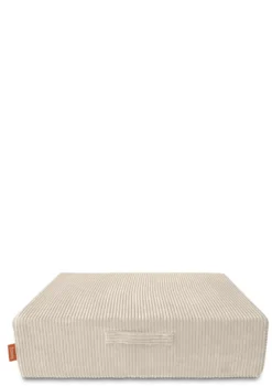 Hüpfpolster Cord Creme Beige