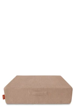 Hüpfpolster Cord Karamell Beige