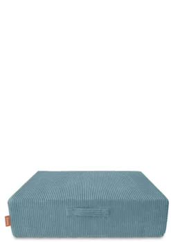 Hüpfpolster Cord Lagune Blau