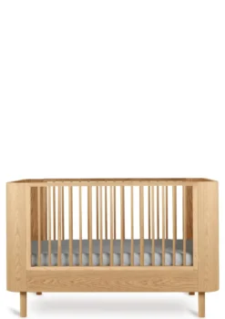 2-in-1 Babybett 'Yume' Natural Ash 140 x 70 cm