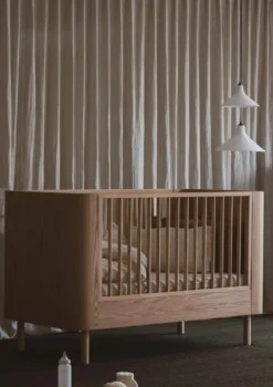 2-in-1 Babybett 'Yume' Natural Ash 140 x 70 cm
