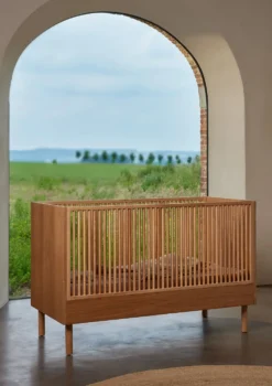 2-in-1 Bett 'Hai No Ki' Natural Ash 140 x 70 cm