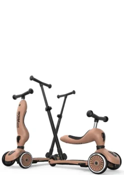 2in1 Kickboard 'Highwaykick 1 Push & Go' mocha